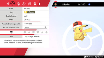 #025 Pikachu Weltreise-Kappe SnS