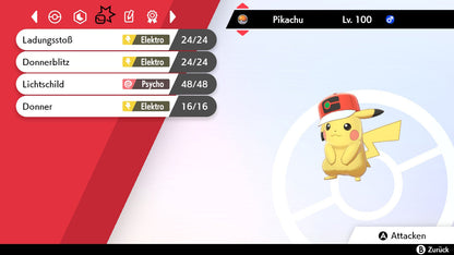 #025 Pikachu Weltreise-Kappe SnS