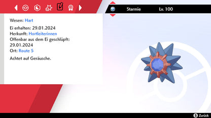 #121 Starmie SnS