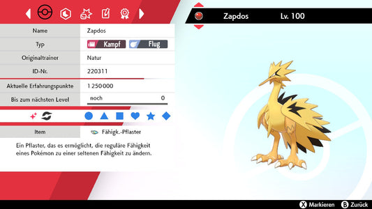#145 Zapdos-Galar SnS