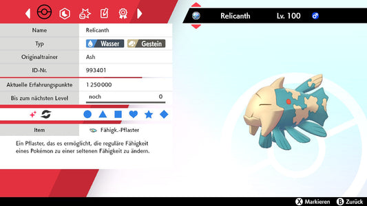 #369 Relicanth SnS