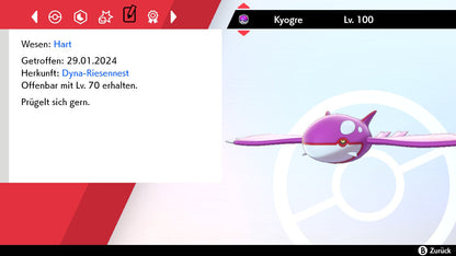 #382 Kyogre SnS