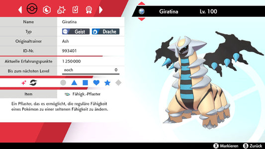 #487 Giratina Wandelform SnS