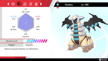 #487 Giratina Wandelform SnS