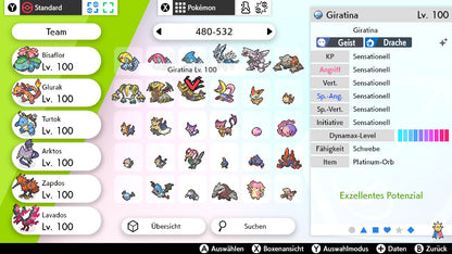 #487 Giratina Urform SnS