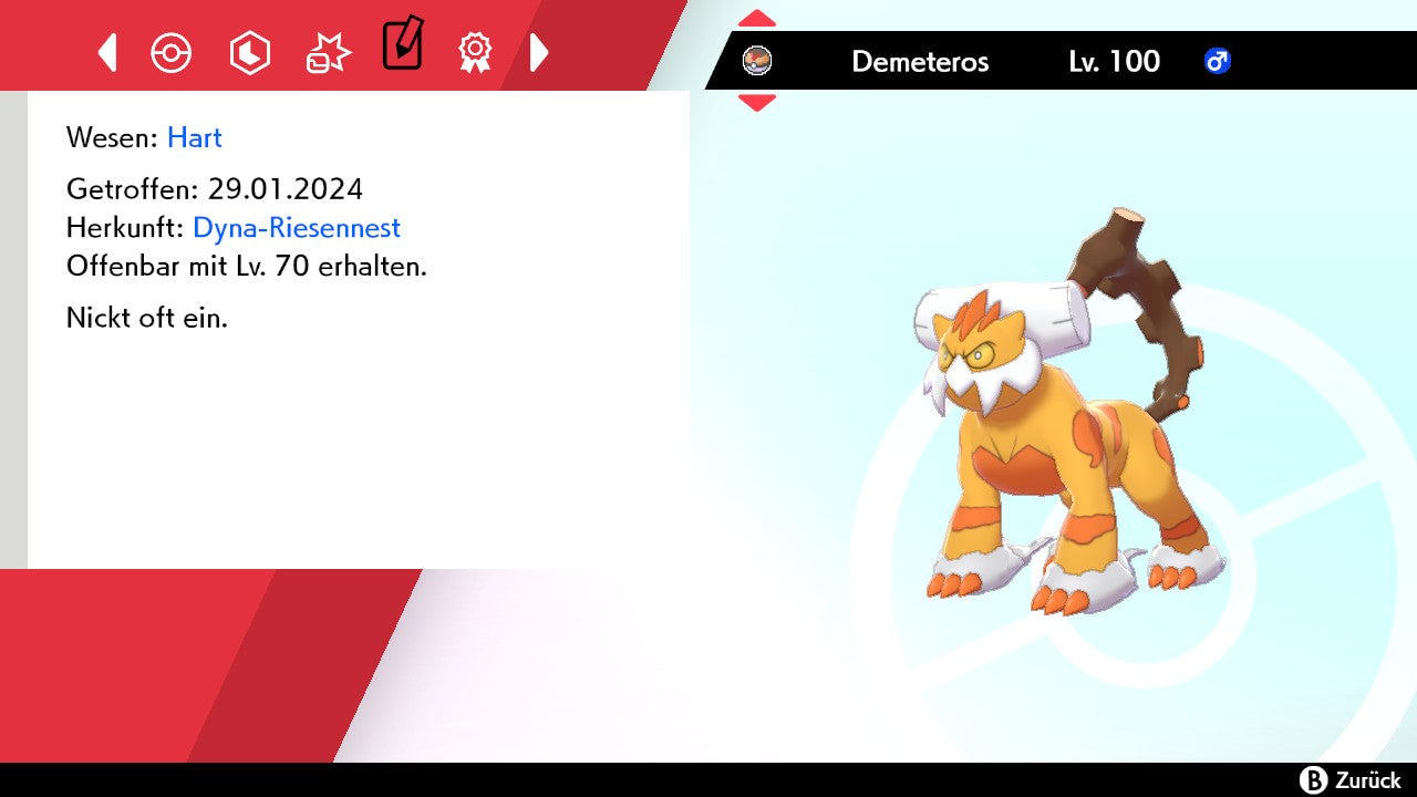 #645 Landorus Animal Spirit Form SnS