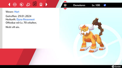 #645 Landorus Animal Spirit Form SnS