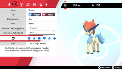 #647 Keldeo Standardform SnS
