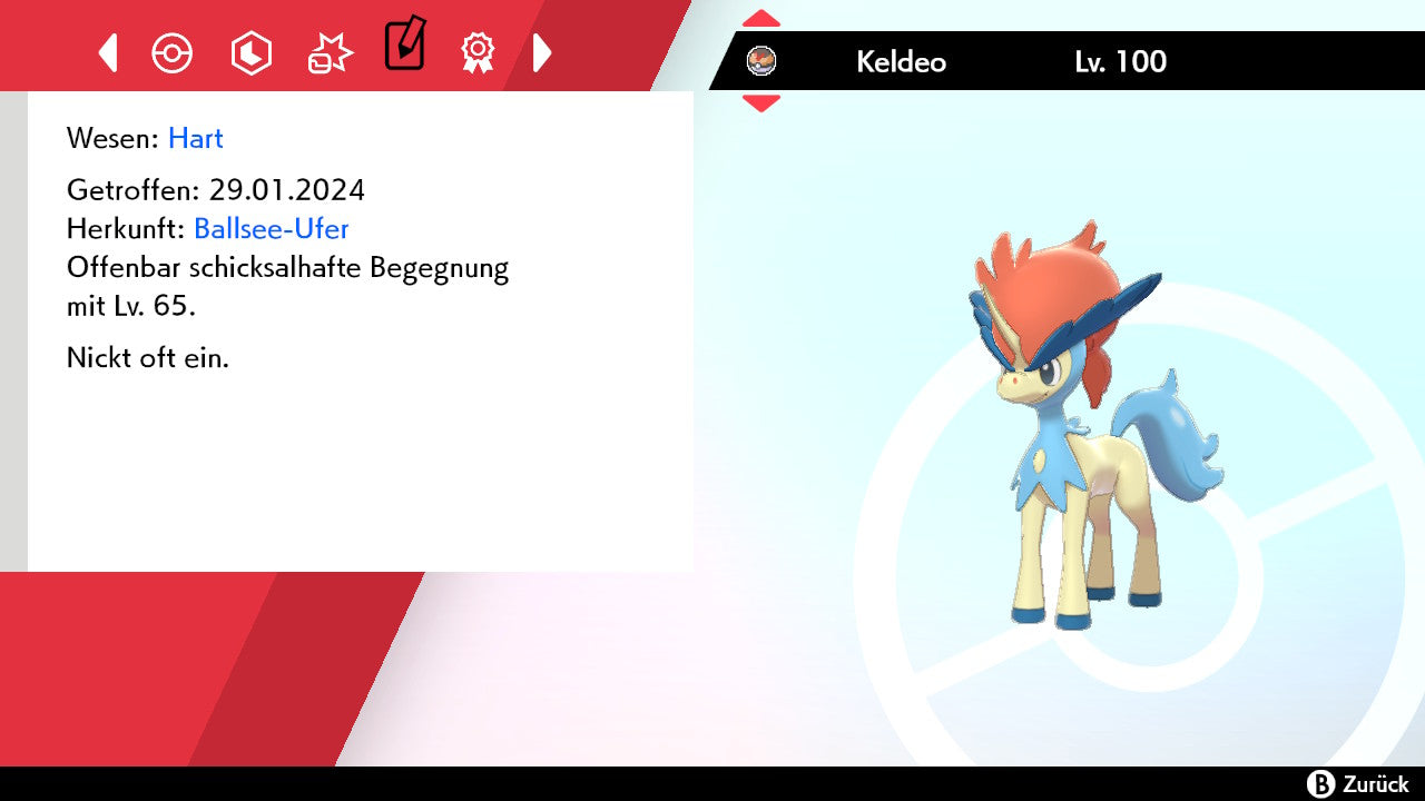 #647 Keldeo Standardform SnS