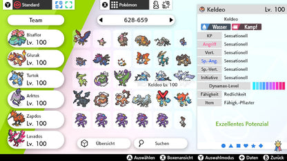 #647 Keldeo Standardform SnS