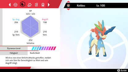 #647 Keldeo Resoluteform SnS