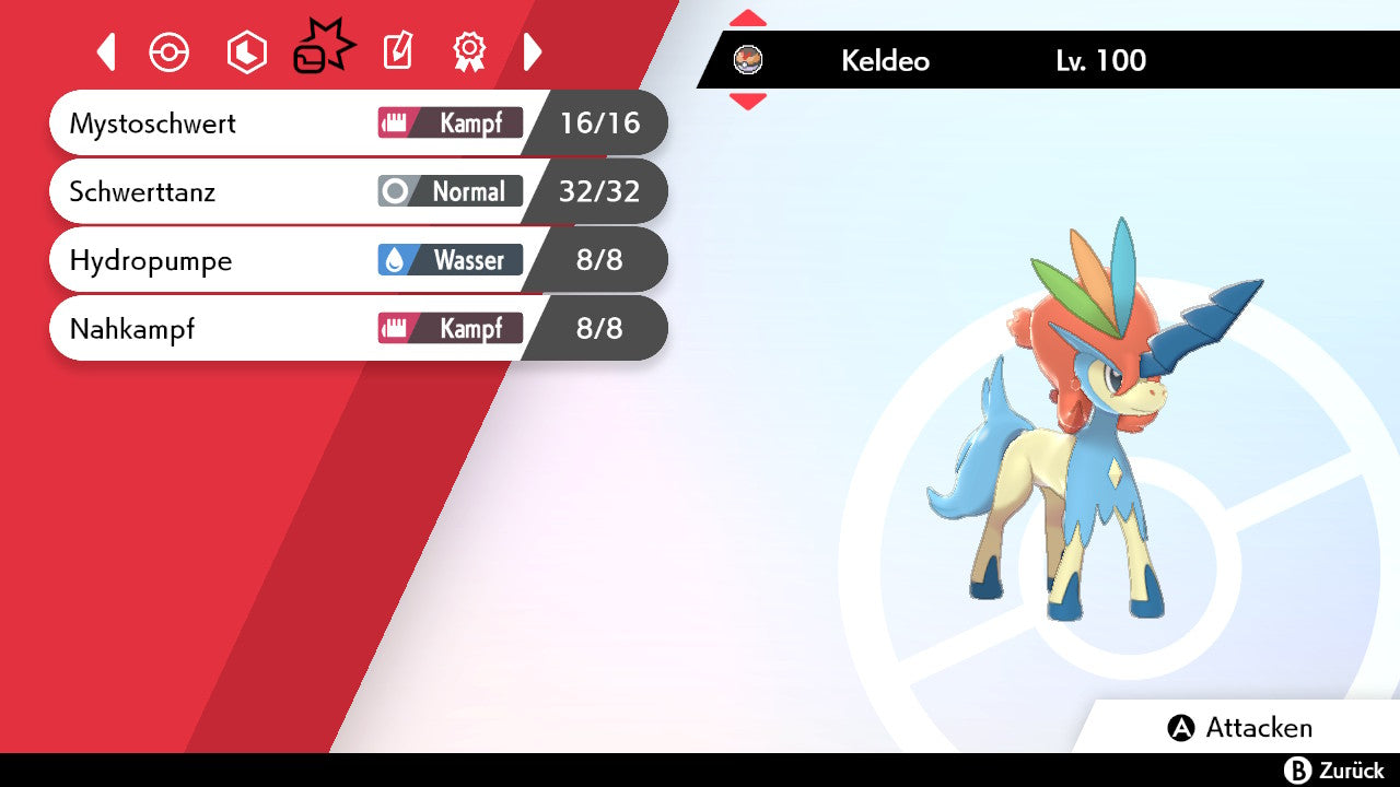 #647 Keldeo Resoluteform SnS