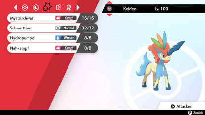 #647 Keldeo Resoluteform SnS