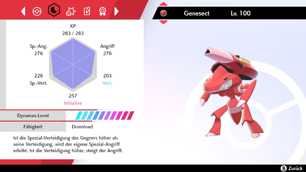 #649 Genesect Flash Module SnS