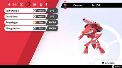 #649 Genesect Flash Module SnS