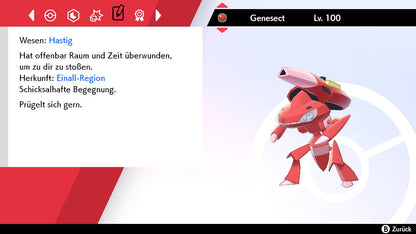 #649 Genesect Flash Module SnS