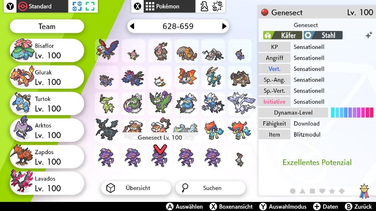 #649 Genesect Flash Module SnS