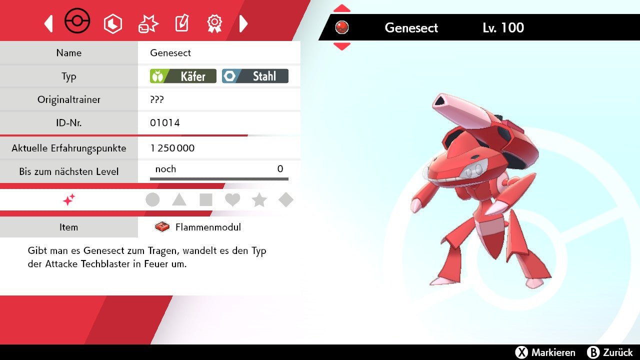 #649 Genesect Flame Module SnS