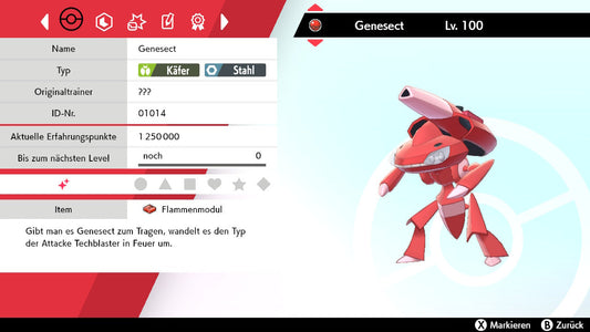#649 Genesect Flame Module SnS