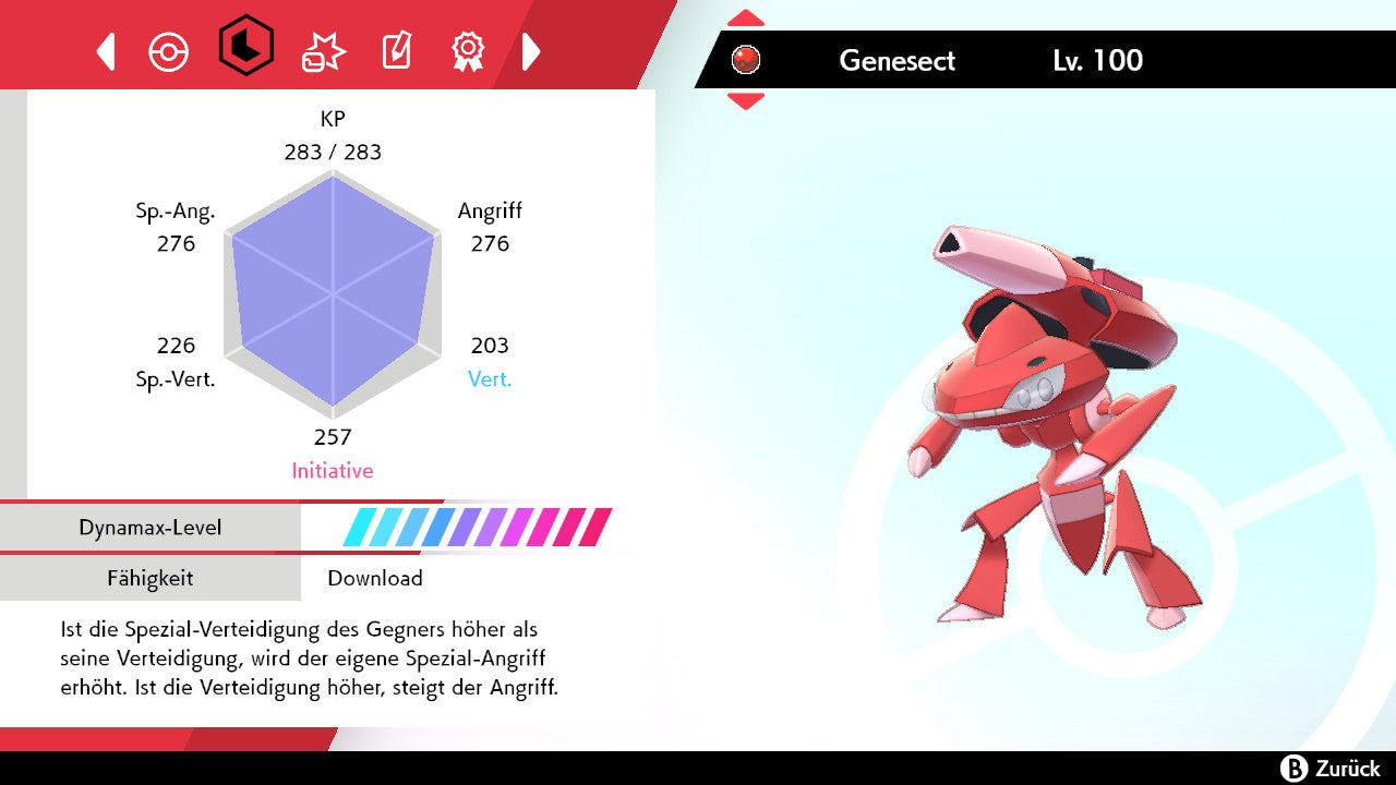 #649 Genesect Flame Module SnS