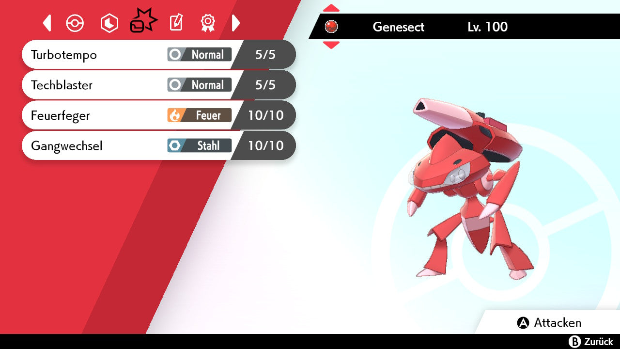 #649 Genesect Flame Module SnS