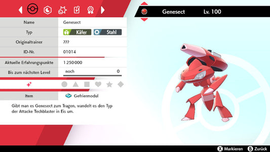#649 Genesect Freezer Module SnS
