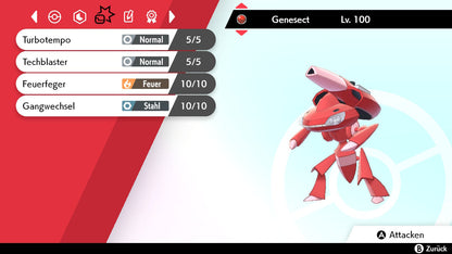 #649 Genesect Gefriermodul SnS