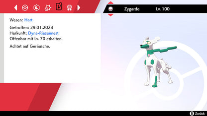 #718 Zygarde 10 Zygarde Cells SnS