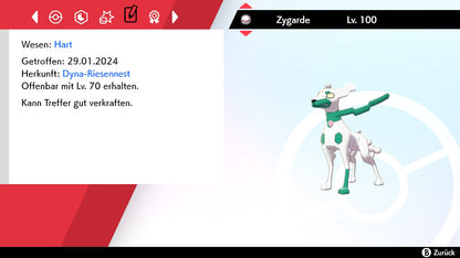 #718 Zygarde 100 Zygarde Cells SnS
