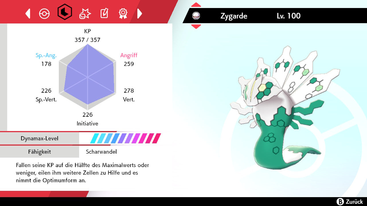 #718 Zygarde 100 Zygarde-Zellen SnS