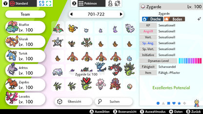 #718 Zygarde 100 Zygarde-Zellen SnS