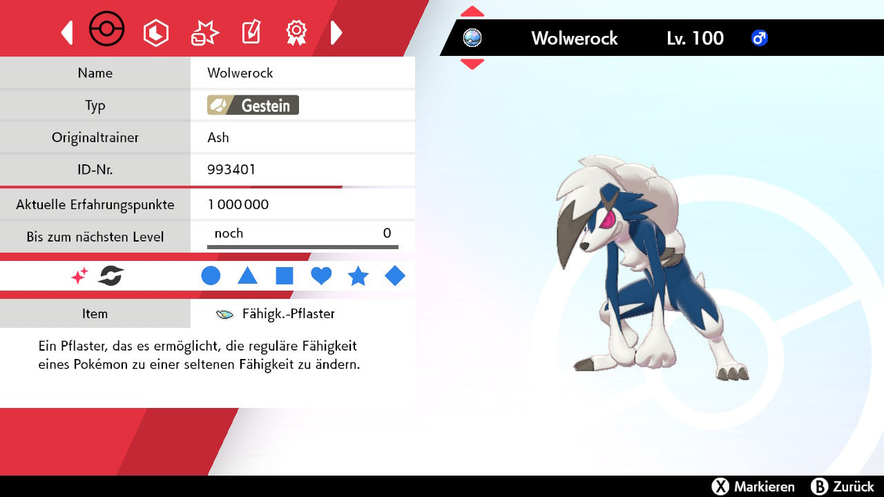 #745 Lycanroc Night Form SnS
