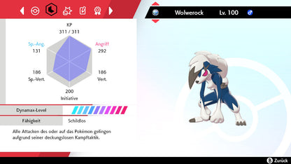 #745 Lycanroc Night Form SnS