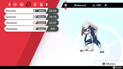 #745 Lycanroc Night Form SnS