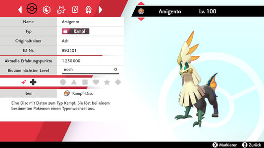 #773 Amigento Type:Fighting SnS