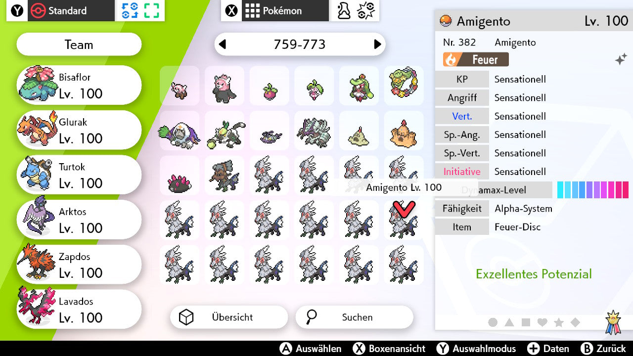 #773 Amigento Type:Fire SnS