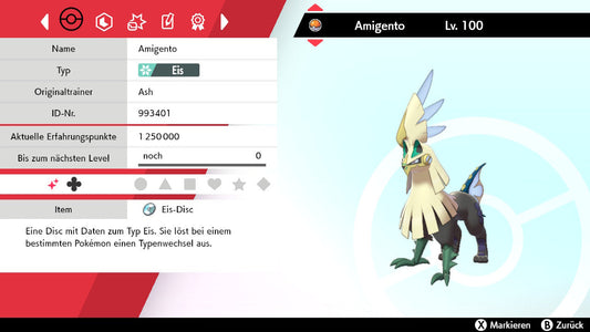 #773 Amigento Type:Glace SnS