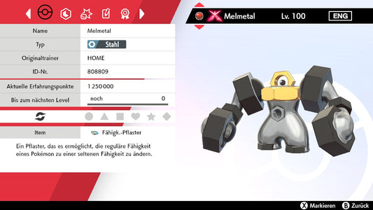 #809 Melmetal Gigantamax SnS