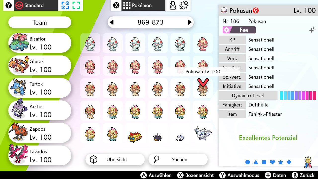 #869 Pokusan Karamell-Mix Gigadynamax SnS