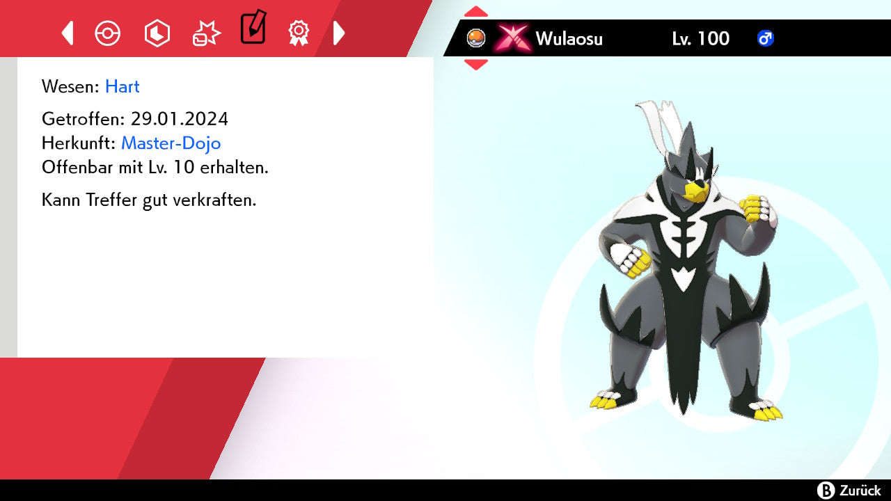 #892 Wulaosu Fokussierter Stil Gigadynamax SnS