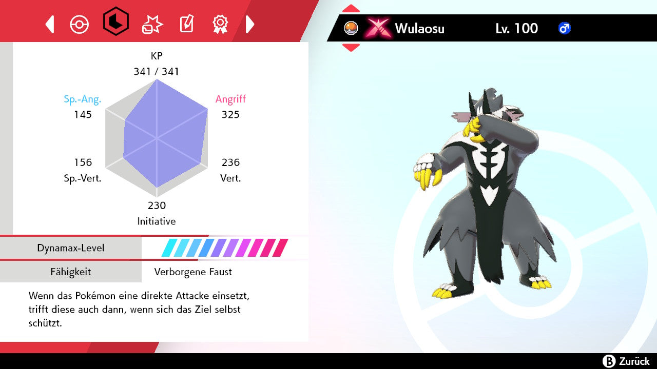 #892 Wulaosu Fließender Stil Gigadynamax SnS