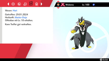 #892 Wulaosu Fließender Stil Gigadynamax SnS