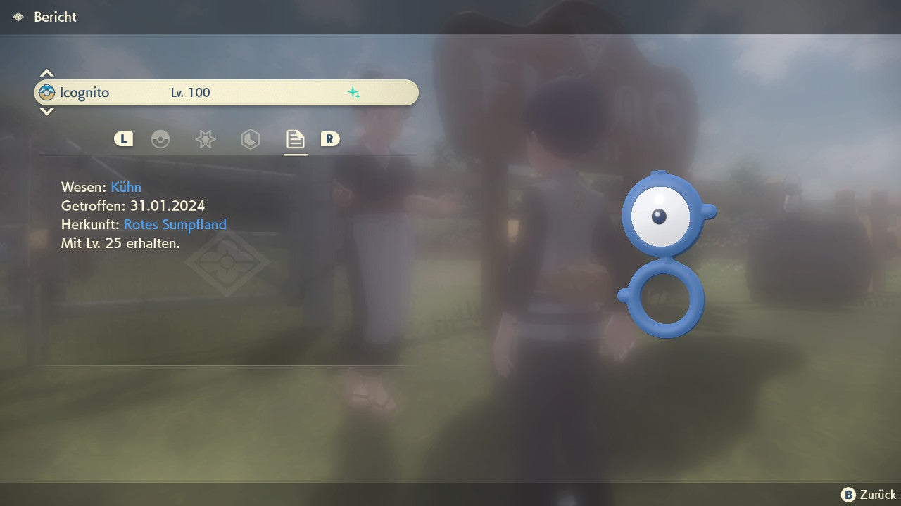#201 Unown B Elite PLA