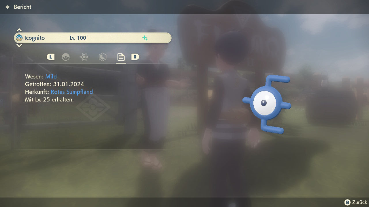 #201 Unown E Elite PLA