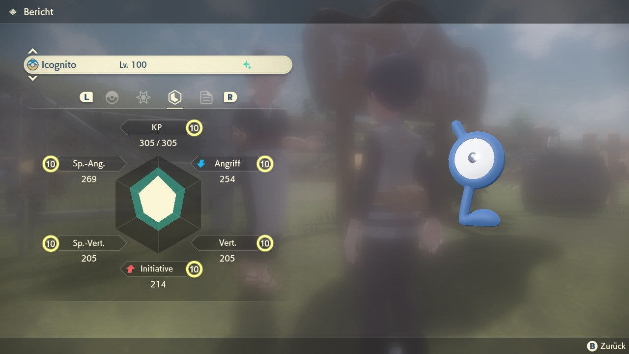 #201 Unown L Elite PLA