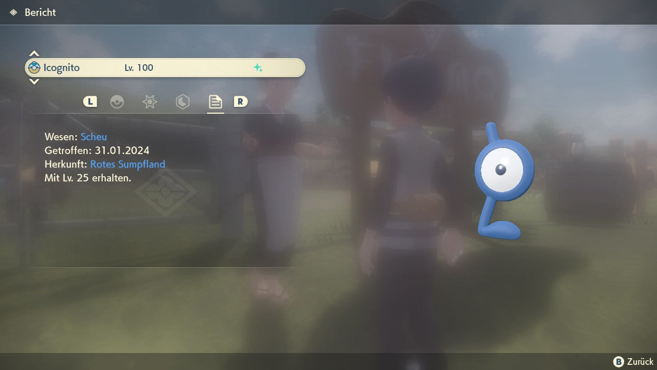 #201 Unown L Elite PLA