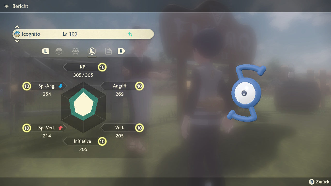 #201 Unown S Elite PLA