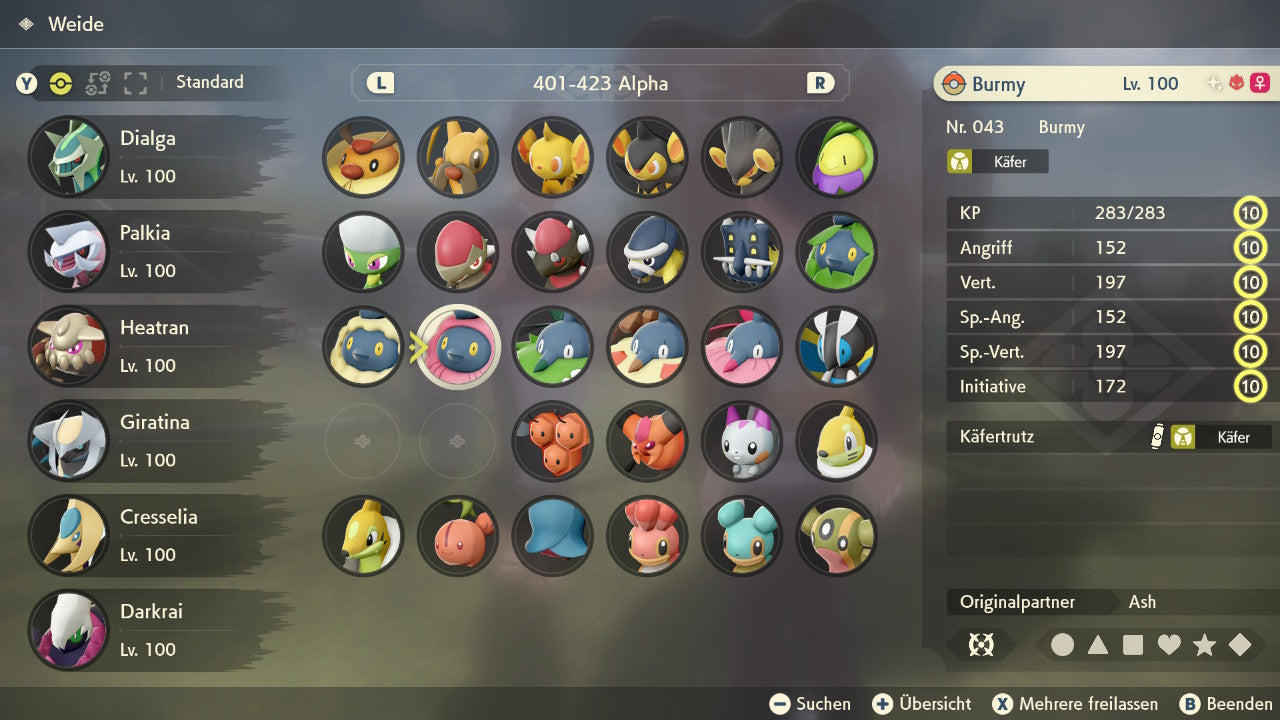 #412 Burmy Lumpenumhang Elite PLA