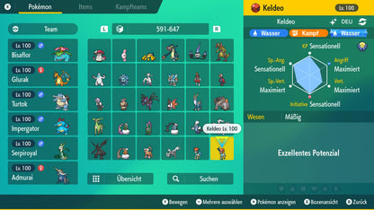 #647 Keldeo Resolutform PVP SV