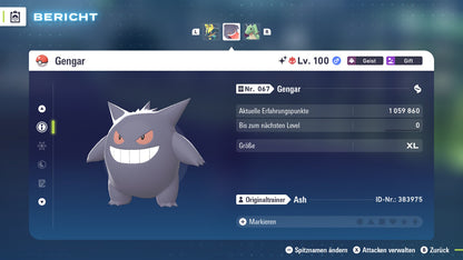 Ranked Team Nr. 2: #094 Gengar #149 Dragoran #658 Quajutsu PVP ZA